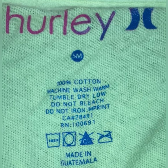 Women's Vintage Hurley Fitted Tee - Picture 3 of 3
